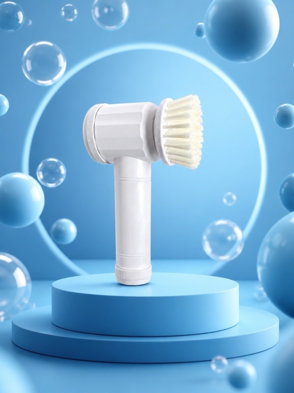 NWOT. Electric Scrub Brush - White, polisher.